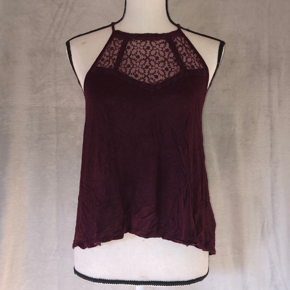 Size S high-neck L.A. Hearts racer-back tank top